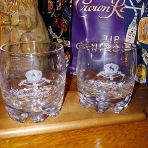 Vintage Crown Royal set of 2 wrapped in Crown bags